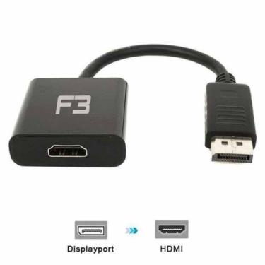 Imagem de Cabo Displayport Macho Para Hdmi Femea Jc Cb Dmi F3