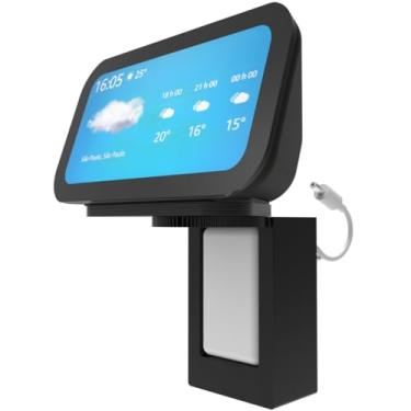 Imagem de Suporte Stand de Parede e Tomada Compatível com Alexa Echo Show 5 Terceira 3º Geração - Vertical - ARTBOX3D