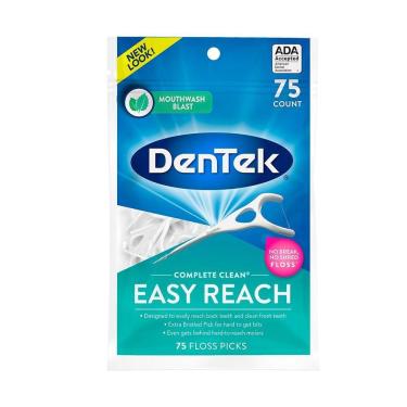Imagem de Fio Dental com Haste Dentek Complete Clean com 75 unidades