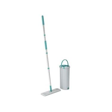 Imagem de Mop Lava e Seca FlashLimp Fit com Balde 2,5L e Refil – Cinza/ Verde Esmeralda
