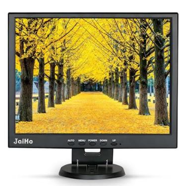 Imagem de Monitor CCTV LCD de 14 polegadas, tela LCD TFT colorida de resolução 4:3 1024 x 768 com portas USB VGA/HDMI/AV/BNC/MIC para câmera de vigilância, STB e outros equipamentos de vídeo, alto-falante