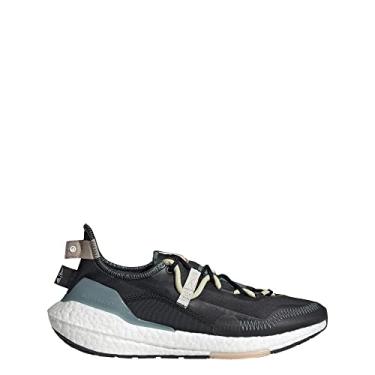 Imagem de adidas Tênis de corrida masculino Ultraboost 21, Carbono/cinza órbita/bege arenoso, 5