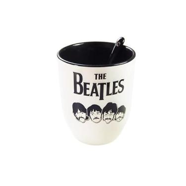 Imagem de Caneca com colher Beatles 330 ml