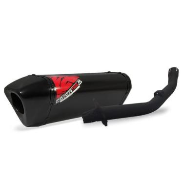 Imagem de Escape / Ponteira Coyote TRS Tri-Oval Alumínio - Fazer 150 - Yamaha, P