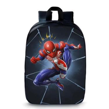 Imagem de Mochila Escolar Pequena Bolsa Pré Escolar Infantil Super Heróis Geek S