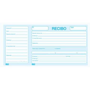 Imagem de Recibo Comercial Com Canhoto 100 Folhas Tilibra, Unico