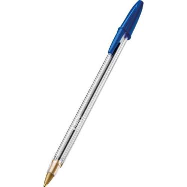 Imagem de caneta esferografica bic cristal 1.0 azul