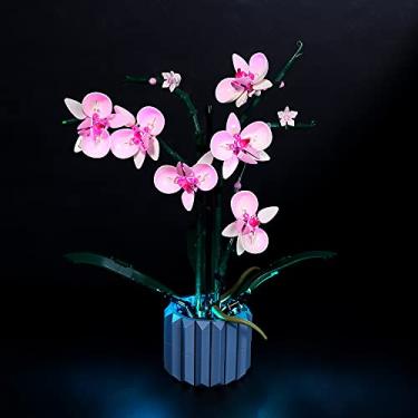 Imagem de Lighting Kit for Orchid 10311 Plant Decor, Decoration LED Lights for Lego 10311 Orchid Building Blocks Model (Not Include The Lego Set)