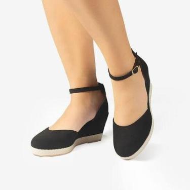 Imagem de Sandália Feminina de Salto Anabela Plataforma Fechada Itss shoes-Feminino