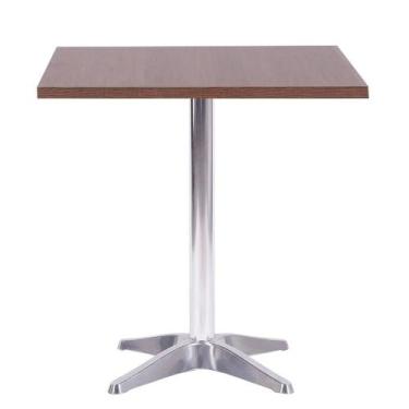 Imagem de Mesa Delta em Alumínio 75cm (Altura) com Tampo em MDP Quadrado 70 cm I