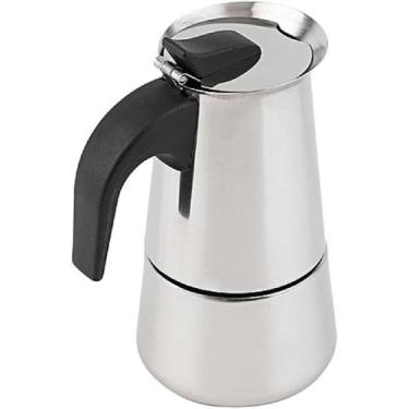 Imagem de Cafeteira Italiana 320ml Para 6 Cafés Xícaras INOX MKR - MARKELK