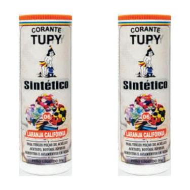 Imagem de Corante Tupy Sintético P/ Tingir Botões , Zíper  2 Unidades, Laranja