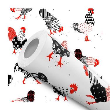 Imagem de Papel de Parede Adesivo Fundo do Mar Ilustração Lineart Minimalista Co