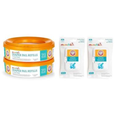 Imagem de Anéis de recarga de balde de fraldas Munchkin Arm & Hammer 544 unidade