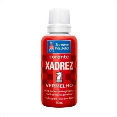 Imagem de Corante xadrez globo 50ml vermelho