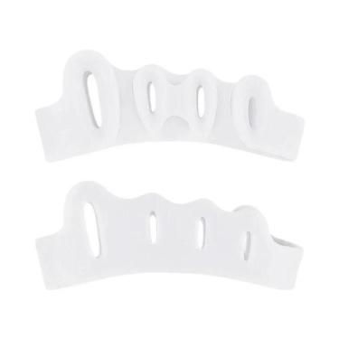 Imagem de Separador De Dedos De Silicone Corretor De Joanete Espaçadores Ortopéd