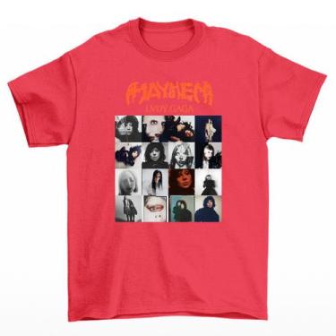 Imagem de Camisa Personalizada da Lady Gaga Mayhem Tour 2025 Unissex Camiseta - 