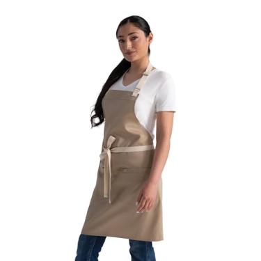 Imagem de Chef Works Avental unissex Ridgewood, cáqui, tamanho único, Caqui, Tamanho Único