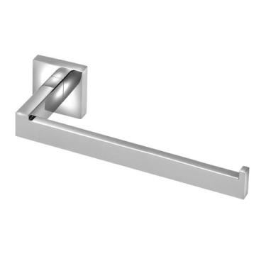 Imagem de Suporte Porta Toalha de Rosto Quadrado Luxo Metal Cromado - Modelar