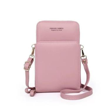 Imagem de Bolsa transversal feminina moda feminina trabalho social porta celular