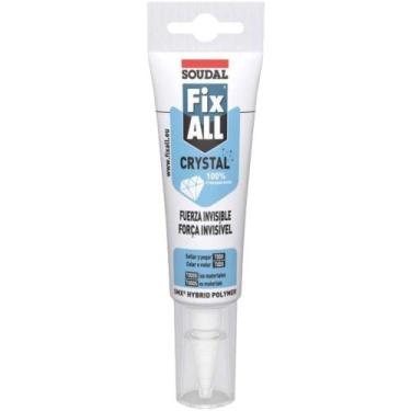 Imagem de Bisnaga Fix All Crystal Fixa Tudo Transparente 125ml - 132218 - SOUDAL