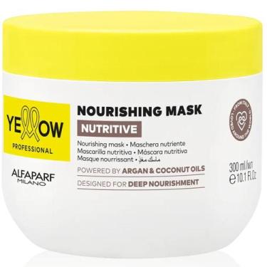 Imagem de Máscara Yellow Nutritive 300ml Alfaparf Nutre Repara e Revitaliza Cabe