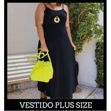 Imagem de Vestido Plus Size Confortável Moda Verão Com Preço Atacado - Wild, Azu