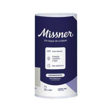 Imagem de Esparadrapo Impermeável Branco - Missner, 10cm x 4,5m