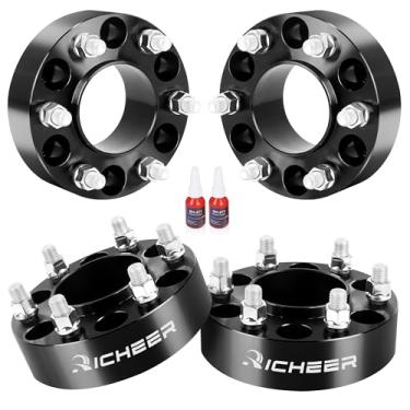 Imagem de Richeer Espaçadores de roda 1,5'' 6x135 mm para 2015-2025 F150, 6 Lug 6x135 espaçador de roda forjado com 14x1,5 para expedição 2015-2024, navegador 2015-2025