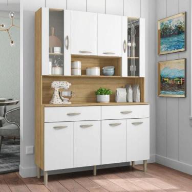 Imagem de Kit Cozinha 8 portas e gavetas Golden Freijó / Supremo - Kits Paraná