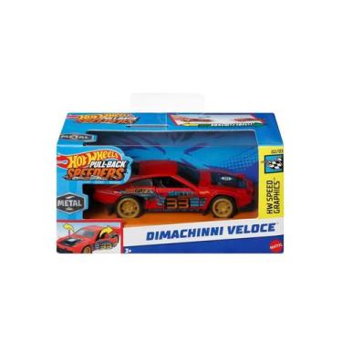 Imagem de Hpr70 hot wheels carros pull-back dimachinni veloce jcm07 - mattel (43
