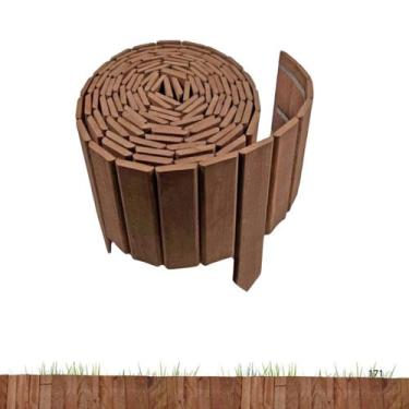 Imagem de Cerca Limitador de Grama de Madeira rolável flexível - barakeh