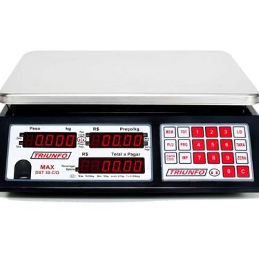 Imagem de Balança Comercial Triunfo 30Kg c/bateria, Selo Inmetro - Bivolt