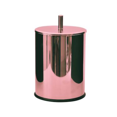 Imagem de Lixeira Dourada Com Tampa