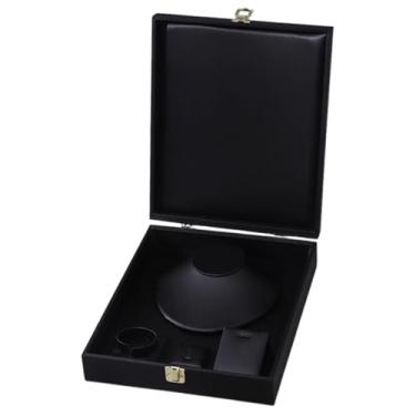 Imagem de Vaveren Organizador de joias, bandeja, expositor de joias para anéis, pulseiras, brincos, colares, acessórios para camarins, loja de varejo, Preto