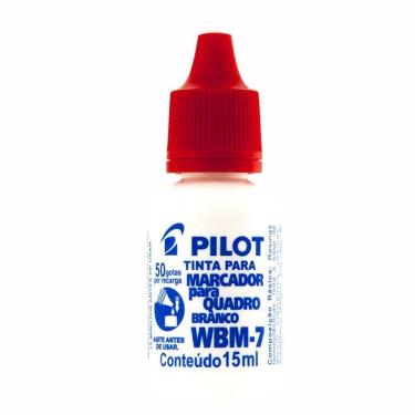 Imagem de Tinta para pincel quadro branco WBM-7 Vermelho 15ml - Pilot