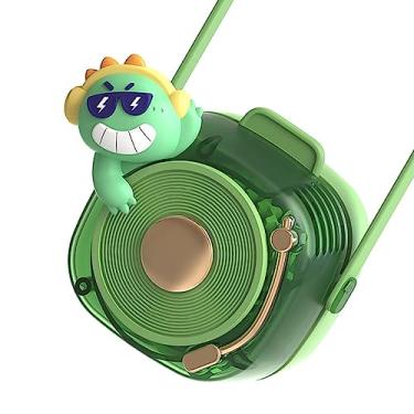 Imagem de Zhjvihx Ventilador de Refrigeração do Pescoço Pendurado, Ventilador de Pescoço Vestível Sem Ruído Baixo, Design Bonito 3 Velocidades para Externo (Verde)