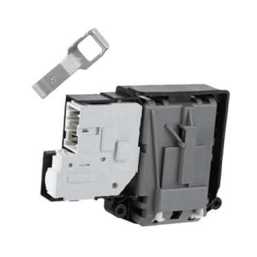 Imagem de IEUDNS Interruptor de trava da porta da lavadora Conjunto de trava porta lavadora Eletrodomésticos premium Instalação fácil profissional Leve Substituição