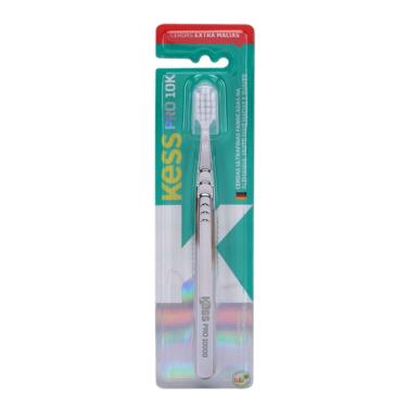 Imagem de Escova Dental Kess Pro 10K Metallic Silver Extra Macia