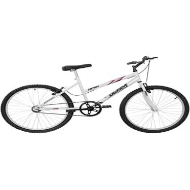 Imagem de Bicicleta de Passeio Ultra Bikes Esporte Aro 24 Reforçada Freio V-Brake Sem Marcha Branco
