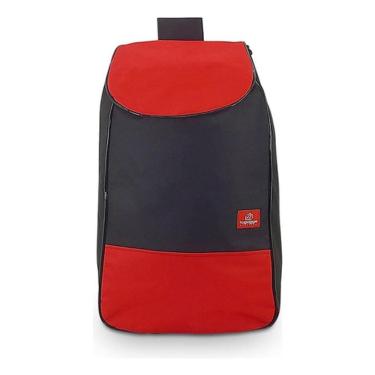 Imagem de Bolsa Saco Carrinho De Feira Compra Sem Carrinho Vermelho