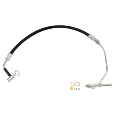 Imagem de TRQ Mangueira de linha de pressão de direção hidráulica compatível com QX56 Armada Pathfinder Armada Titan