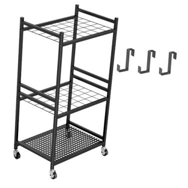 Imagem de Generic Suporte móvel para armazenamento de ferramentas de jardim, versátil para acessórios e equipamentos de jardinagem, com pés ajustáveis, 42 x