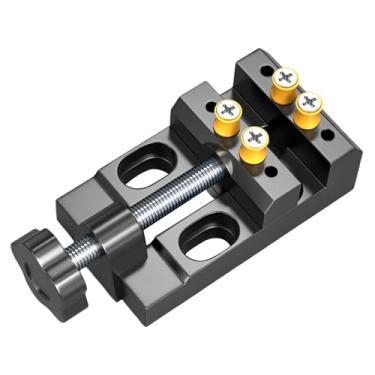 Imagem de Whtkoph Mini Morsa para Furadeira de, Mini Grampo Plano, Morsa de Alumínio Multiuso, Morsa de para Projetos de Fabricação de Joias DIY, Mini torno