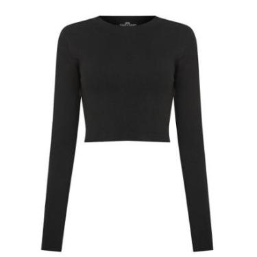 Imagem de Blusa Cropped John John Adri Manga Longa-Feminino