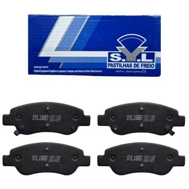 Imagem de Jogo de Pastilhas de Freio Dianteira Syl1880 P/ GC2 1.0 2015 em diante / J2 1.4 16V 2012 em diante