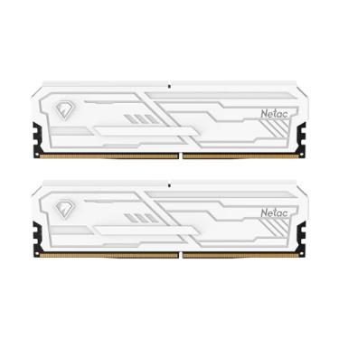 Imagem de Netac DDR4 DRAM 32GB Kit16GBx2 C16 3200MHz XMP 2.0 Dual Channel RAM (PC4-25600) 1,35V 288 pinos atualizado, dissipador de calor de alumínio ideal para atualização de computador de jogos - Shadow III