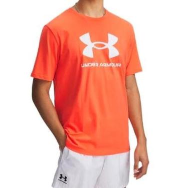 Imagem de Camiseta Under Armour Sportstyle Masculina Coral-Masculino
