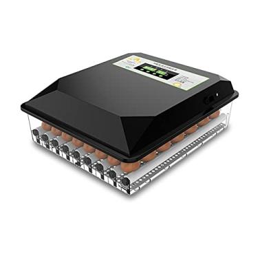 Imagem de uhyOHF Máquina de incubação de galinha para incubadora de ovos de codorna incubadora de ovos com virador automático/controle de temperatura/ventilador/chocadeira externa de injeção de água (