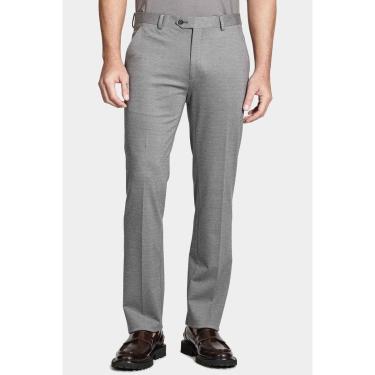 Imagem de Calça Alfaiataria Cós Ajustável Cinza-Masculino